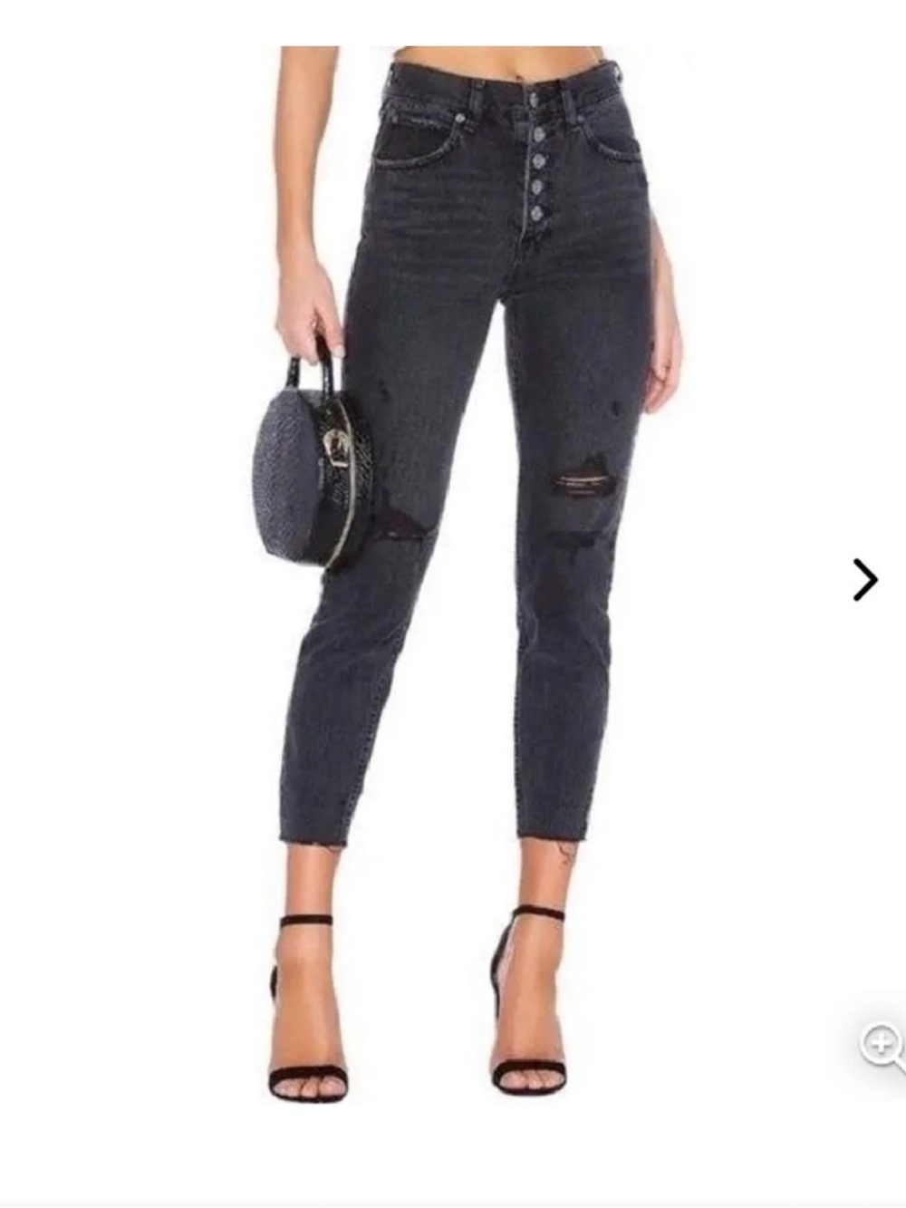 Free People Blossom Rigid Skinny Jeans Sz 24 NWOT